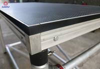 Plateforme de scène en aluminium pour événements de grande envergure, plateforme de scène pliable pour festival, scène à haute capacité de charge pour tournée de concerts