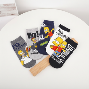 Calcetines de Algodón para Mujer y Hombre, Diseño Casual de Verano, Transpirables, con Dibujos Animados, 100% Algodón, Cómodos para Uso Diario - Product Image 5