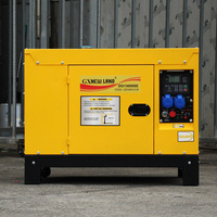 Générateur 12KW diesel silencieux durable avec V-Twin Premium Engine Smartgen Controller AVR Triphasé Diesel Gensetfor Commercial