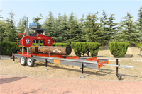 Rima Table coulissante pièces Diesel roues hydrauliques lames de scierie circulaire scierie à bois Portable à vendre