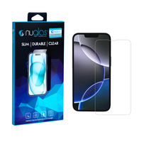 Protection d'écran en verre trempé Nuglas 9H 2.5D pour iPhone 17 Pro Max / 16 Pro Max (vente en gros)