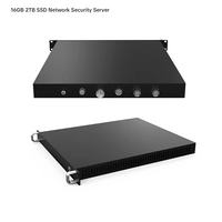 Firewall de Aluminio para Rack 1U con Puertos 10GbE, Mini Servidor de 16GB DDR4 para Seguridad de Red VPN en la Nube