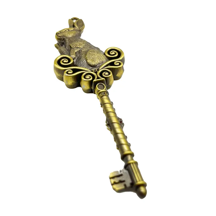 Wholesale Custom High quality old fashion antique metal key for decorative