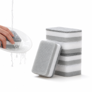 ฟองน้ำล้างจานแบบหนา 3 ชั้น พร้อมแผ่นขัดทำความสะอาดในครัว - Product Image 2
