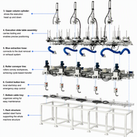 Machine de remplissage automatique à quatre têtes pour pesage au-dessus du niveau de liquide, idéale pour le remplissage de liquides dans l'industrie chimique
