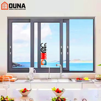 Ventanas Corredizas Horizontales de Aluminio OUNA con Diseño Moderno y Eficiente Energéticamente, Vidrio con Rotura de Puente Térmico, Certificación NFRC y CSA, Personalizables para Hogares