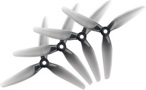 Hqprop ethix ไฟ S5สีเทา5x4x3 Tri-Blade 5นิ้วอุปกรณ์ประกอบฉาก4S 6S festyle 8xCW แข่งขันพลาสติก8xccw สำหรับการแข่ง FPV - Product Image 4