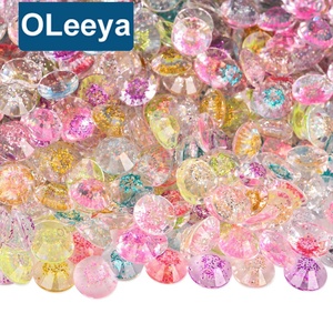 Oleeya Hotsale Strass en résine série étoilée, couleurs univers et galaxie, non thermocollants, pour artisanat - Product Image 1