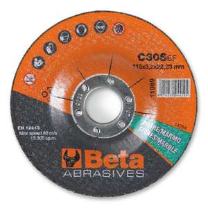 BETA - 110690115 Disques abrasifs pour pierre et marbre avec centre déprimé (multi-pack) - EAN 8014230944104 ABRASIVES - Product Image 1