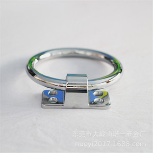 Furniture Handle Ring 95Mm Zinc Alloy Minimalist <b>Cabinet</b> Hardware - Product Image 5