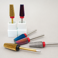 2026 Fraise à ongles de haute qualité F 7.0mm à corps conique large, têtes lisses pour le polissage du gel et le ponçage des ongles en acrylique