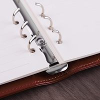 Recharges de papier ligné personnalisées à 6 trous pour classeur A5, papier ligné à 6 anneaux avec séparateurs de classeur