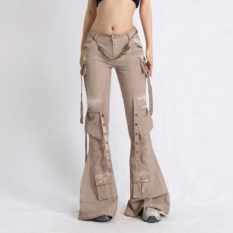 แฟชั่นสไตล์ใหม่ฤดูใบไม้ร่วงใหม่เอวสูงกางเกงผู้หญิงแฟชั่นSlimกางเกงผู้หญิงMoppingกางเกง