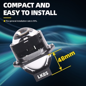 เลนส์โปรเจคเตอร์ Sanvi 3 นิ้ว รุ่น LK8S 120w แบบ 2 รีเฟลกเตอร์คัพ ทรงสี่เหลี่ยม สำหรับรถยนต์ - Product Image 5