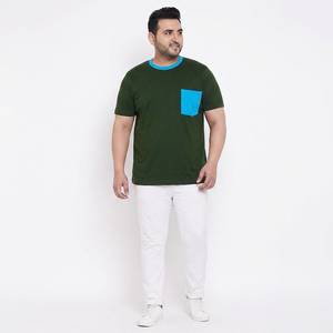 Camiseta Extra Grande 100% Algodón, Estilo Hip Hop Urbano Personalizado con Hombros Caídos, Diseño Liso para Tallas Grandes, Servicio OEM - Product Image 1