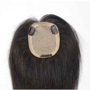 วิกผมบราซิลแบบใหม่ ปี 2020 สำหรับผู้หญิง ผมแท้แบบรีมี่ ถักด้วยมือทั้งหัว สีน้ำตาลเข้ม ฐานผ้าไหมลูกไม้ฝรั่งเศส ราคาโรงงานถูก - Product Image 6