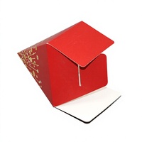Individuelle Logo-Pyramiden-Geschenkbox Dreieckige Papierbox mit Glitzer-Goldfolie Magnetverschluss für Weihnachten, Feiertage, Hochzeiten, Gastgeschenke und Süßigkeiten