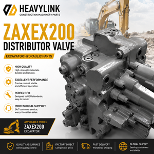 Vanne de distribution ZAX EX200, pièces hydrauliques pour excavatrice, haute qualité, ajustement parfait - Product Image 2