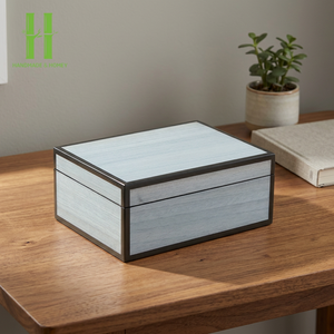Caja de laca Joyería personalizada Laca de alto brillo Regalo de lujo Caja de embalaje de joyería de madera Hecho en Vietnam Producto - Product Image 1