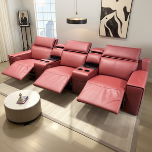 <span class=keywords><strong>Fauteuil</strong></span> inclinable électrique moderne en cuir, très vendu, avec appui-tête réglable et chargeur USB <span class=keywords><strong>pour</strong></span> salon, villa, sous-sol - Product Image 3