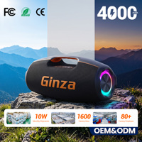 Enceinte de fête sans fil extérieure 130W étanche IPX4 avec batterie 4000mAh pour fêtes en extérieur, ordinateur, appairage TWS, RGB