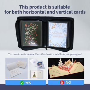 Álbum Organizador de Tarjetas de Felicitación con Fundas Transparentes para Tarjetas de Agradecimiento - Product Image 5