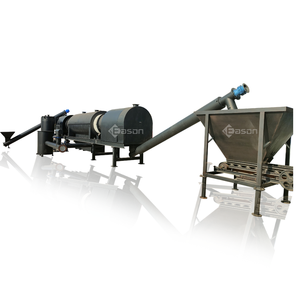 Four rotatif à carbonisation continue Ligne de production de charbon de bois Paddy Straw Biochar Riz Husk - Product Image 1