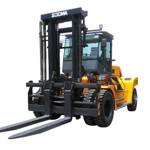 12- 16 Ton China Ce Epa Use Rubber Parts Outdoor Forklift Diesel With Paper Clamp For Warehouse