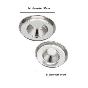 <span class=keywords><strong>Gamelle</strong></span> ralentisseur personnalisée en acier inoxydable pour chiens et chats – Nourriture saine n°3 - Product Image 1