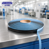 Barre d'espacement flexible courbée, barre d'étanchéité à haute filtration moléculaire, barre d'espacement à bord chaud pour la production en atelier de vitrage de bâtiments