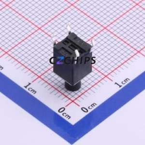 K2-6645DP-Q4SW-04 Tactile Switch Through hole Component (THT)-4P,6x6mm Switch 2.5N Through Hole 6mm 6mm - Product Image 2