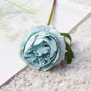 Singolo ramo fantasia piccola rosa del tè fiore artificiale per la casa matrimonio decorazioni fotografiche realistiche falsi fiori - Product Image 4