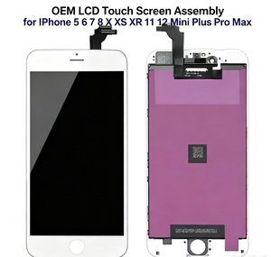 <span class=keywords><strong>จอ</strong></span> LCD พร้อมทัชสกรีนแบบ OEM สำหรับซ่อม <span class=keywords><strong>iPhone</strong></span> 5 <span class=keywords><strong>6</strong></span> 7 8 X XS XR 11 12 Mini <span class=keywords><strong>Plus</strong></span> Pro Max อะไหล่ซ่อม รับประกัน 1 ปี - Product Image 1