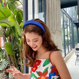 QIYUE Knitting Bright Color Padded Wide Headband <strong>Alice</strong> <strong>Band</strong> Woman <strong>Hair</strong> <strong>Band</strong> Women's <strong>Hair</strong> Accessories - Product Image 2
