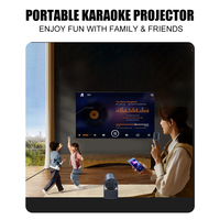Projecteur Android 11 Topleo avec haut-parleur, karaoké, Smart Hy300 Pro Plus Ktv Proyector hd Home Theater Proyectores, projecteur portable