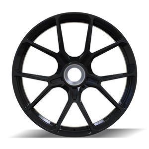 Jantes sport forgées noires brillantes haute performance 5x130 à empattement décalé, capacité <span class=keywords><strong>de</strong></span> charge 900 kg, pour voitures particulières - Product Image 2