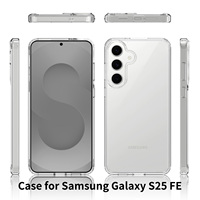 Coque de téléphone portable anti-choc pour Samsung Coque rigide transparente anti-rayures pour Samsung S25 FE