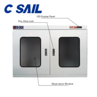 Armoire ESD anti-humidité électronique avec moteur haute vitesse, contrôle automatique, séchage à l'azote pour laboratoire, PCB, silicium