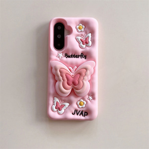 Étui <span class=keywords><strong>de</strong></span> <span class=keywords><strong>téléphone</strong></span> papillon 3D <span class=keywords><strong>Kawaii</strong></span> pour <span class=keywords><strong>Samsung</strong></span> A26 A36 A56 A16 A17 A14 A15 A25 S22ultra S23ultra S24ultra S25ultra - Product Image 2
