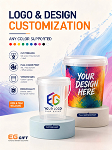 Wholesale PP clear Plastic <b>Bucket</b> <b>with</b> <b>Lids</b> Screw Top Sealed Pail for Chemical Paint Industrial Use Customizable - Product Image 4