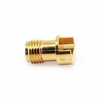 Conector Coaxial RF de 2.92mm para PCB, Montaje en Borde, DC-43.5GHz, Bajo VSWR, 50 Ohm, Jack Hembra, Microndes de Precisión, Chapado en Oro
