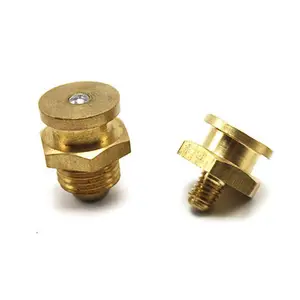 m6 m8 m10 m12 m14 m16 brass button type head grease nipple,grease fitting BSPT1/8" BSPT1/4"