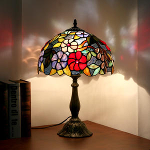 Lámparas de Mesa Decorativas con Diseño de Flores de Uva, Estilo Romántico y Pastoral, Lámparas de Noche Acogedoras para Dormitorios y Salas de Estudio - Directo de Fábrica - Product Image 3