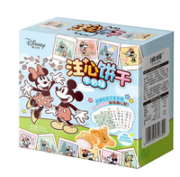 Biscuits en gros de 100g en forme de Mickey, saveurs mélangées chocolat, fraise et lait, collations décontractées pour enfants, thème dessin animé