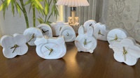 Marbre usine horloge sujet artisanat articles bureau décor à la maison artisanat marbre cadeau horloge décor à la maison