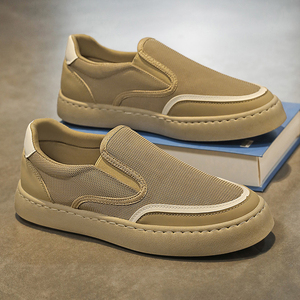 Nouvelles baskets pour hommes à lacets en maille respirante avec motif géométrique, chaussures de course tendance et polyvalentes pour adolescents, tailles 39-44 - Product Image 2