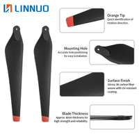 Hélices de drone 3390 CW CCW, pales d'hélice noires en nylon PA6 + fibre de carbone pour accessoires de remplacement de drones DJI T20