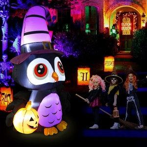 Ourwarm Custom <strong>Nightmare</strong> <strong>Before</strong> Halloween Animated Inflatable Yard <strong>Decoration</strong> 6ft 4ft Aufblasbar <strong>Christmas</strong> <strong>Decorations</strong> - Product Image 1