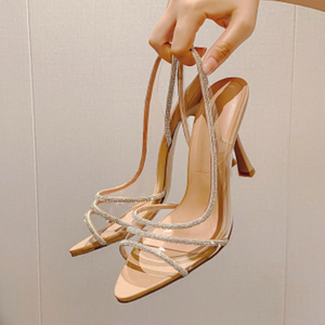 Étranges talons pour femmes, chaussures à talons transparents en PVC cristal, sexy, pour femmes - Product Image 4