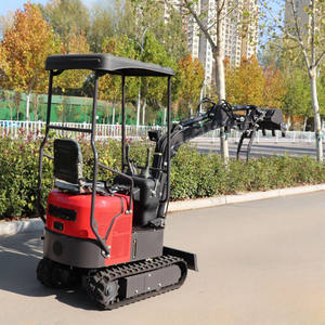 Mini Excavadora Compacta de 1 Tonelada, Pequeña Excavadora de Orugas para Jardinería, Agricultura, Paisajismo y Construcción - Product Image 2